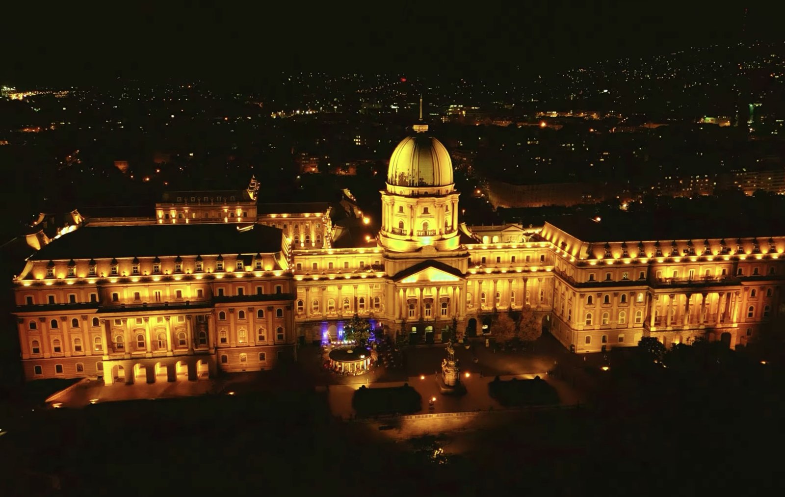 Buda Castle at night — Budapest